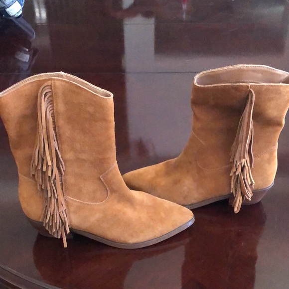 Nanette Lepore Suede Tassel DetailBoots - Monica - Picture 4 of 5